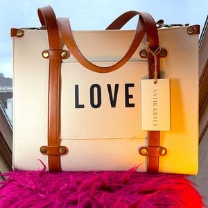 Antik Kraft Love Tote NWT